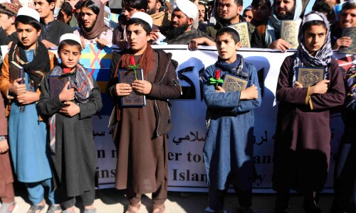 Hundreds protest in Afghan city against desecration of Holy Quran in Sweden