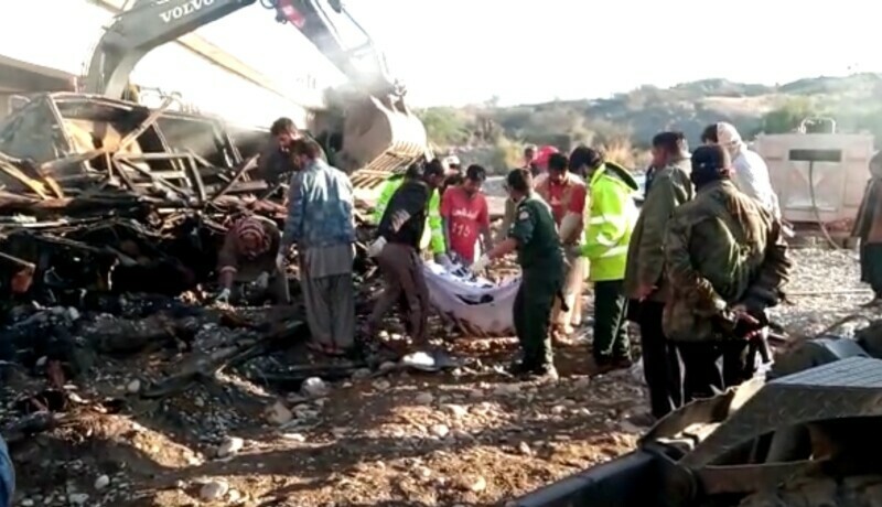 At least 41 dead as passenger coach falls into ravine in Balochistan’s Lasbela: official