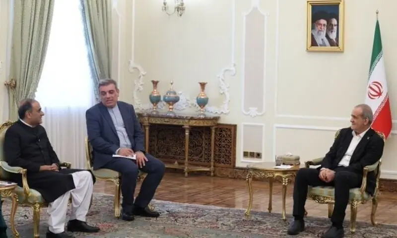 Iranian President Pezeshkian calls for strengthening Pak-Iran relations