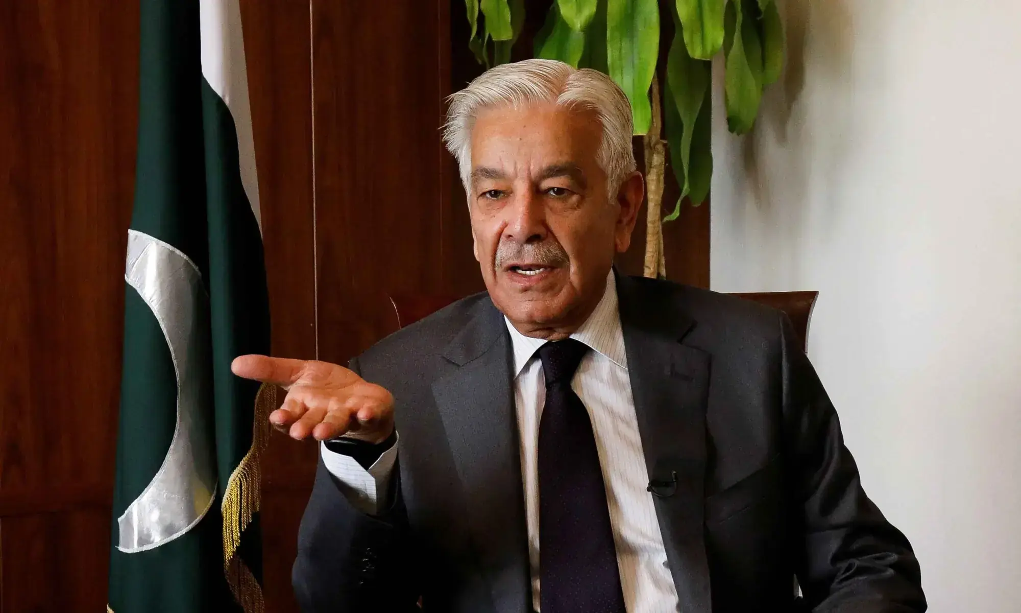 Info ministry says video of Asif comparing Pakistan’s progress with India’s is fake