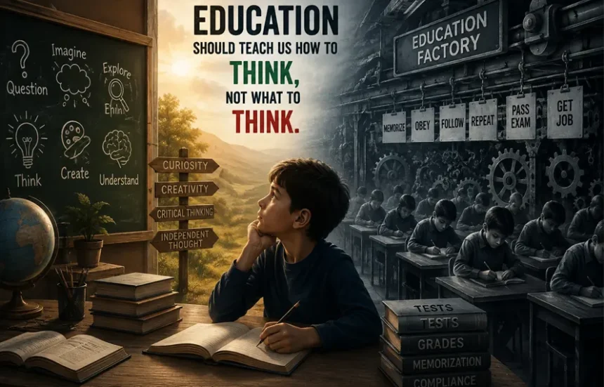 When Did We Stop Teaching Children to Think?