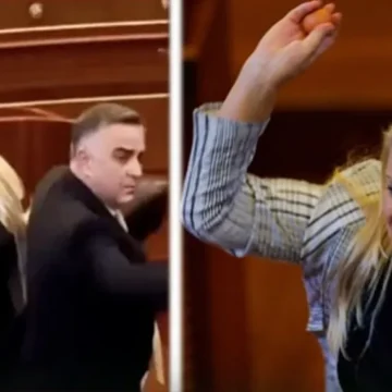 kosovo Opposition MP Throws Eggs at Acting Prime Minister During Parliamentary Session