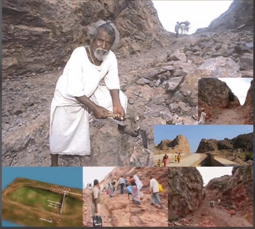 Grief makes most men weep, Dashrath Manjhi moved a whole mountain