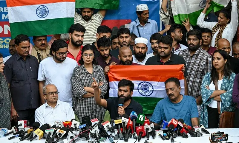 India closes down New Delhi park ahead of ‘cockroach’ movement rally